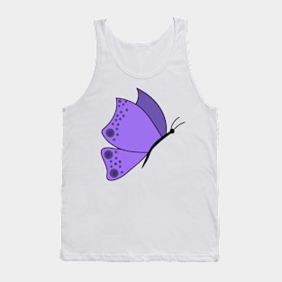 Purple Butterfly Tank Top